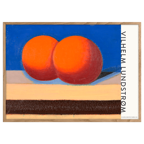 To appelsiner på et bord (Vilhelm Lundstrøm)