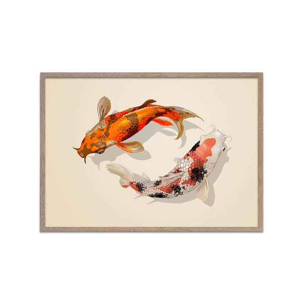 Two Koi Fish