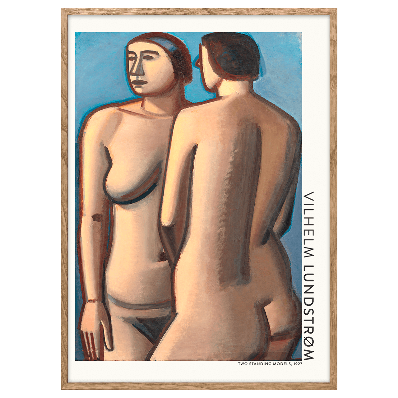 Two Standing Models 1927 (Vilhelm Lundstrøm)