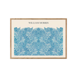 William Morris - Blue Marigold (Horizontal)