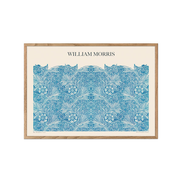 William Morris - Blue Marigold (Horizontal)