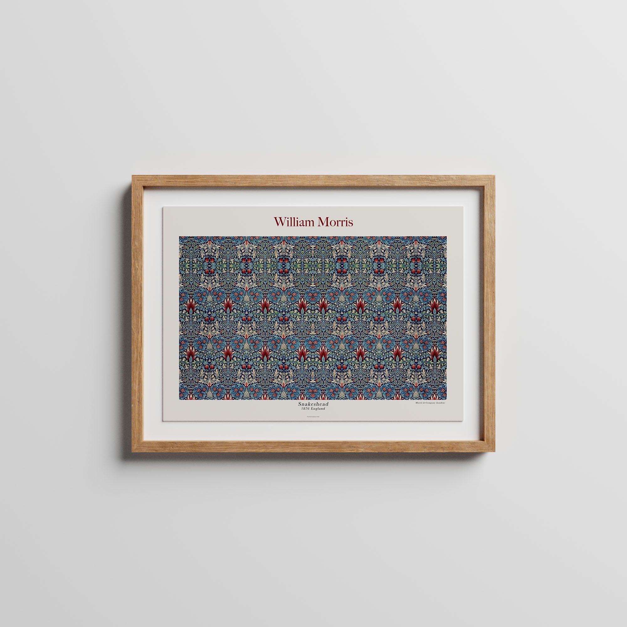 William Morris - Snakeshead (Horizontal)