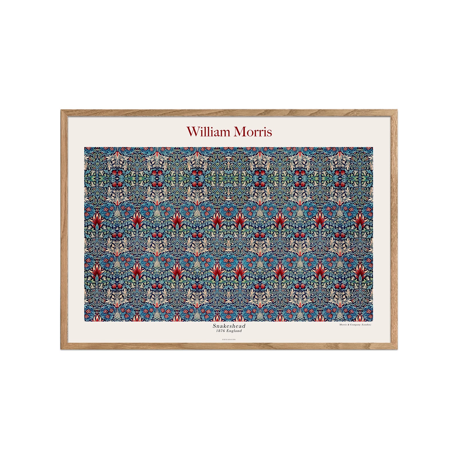 William Morris - Snakeshead (Horizontal)