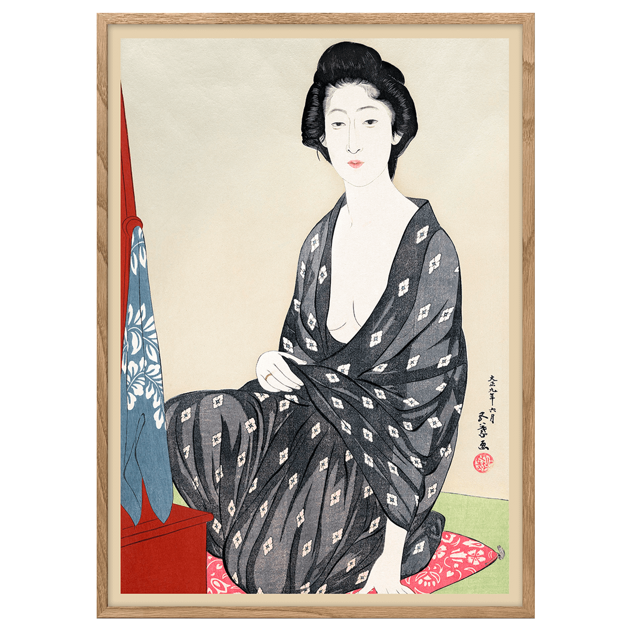 Woman in Summer Clothing by Goyo Hashiguchi