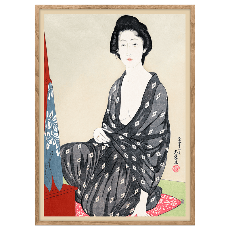 Woman in Summer Clothing by Goyo Hashiguchi