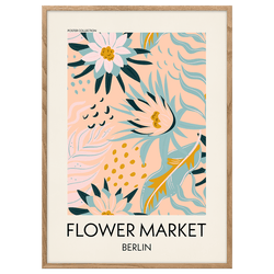 Flower Market Berlin Poster