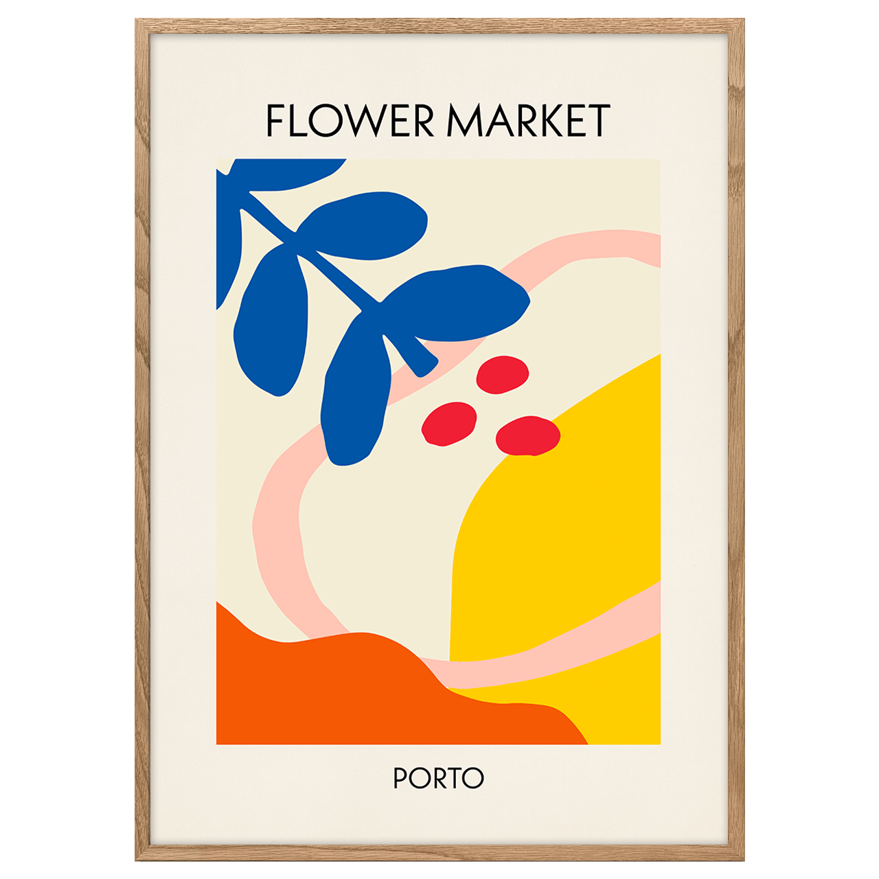 Flower Market Porto Poster