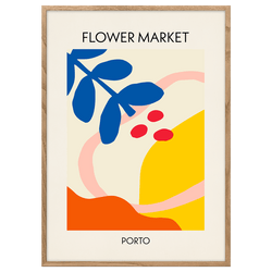 Flower Market Porto Poster