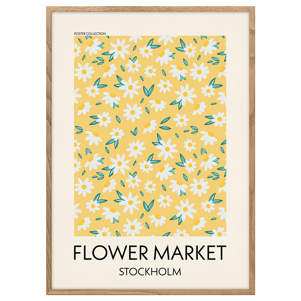 Flower Market Stockholm Poster