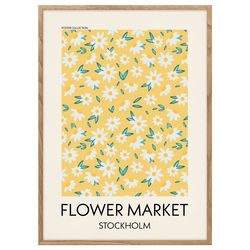 Flower Market Stockholm Poster