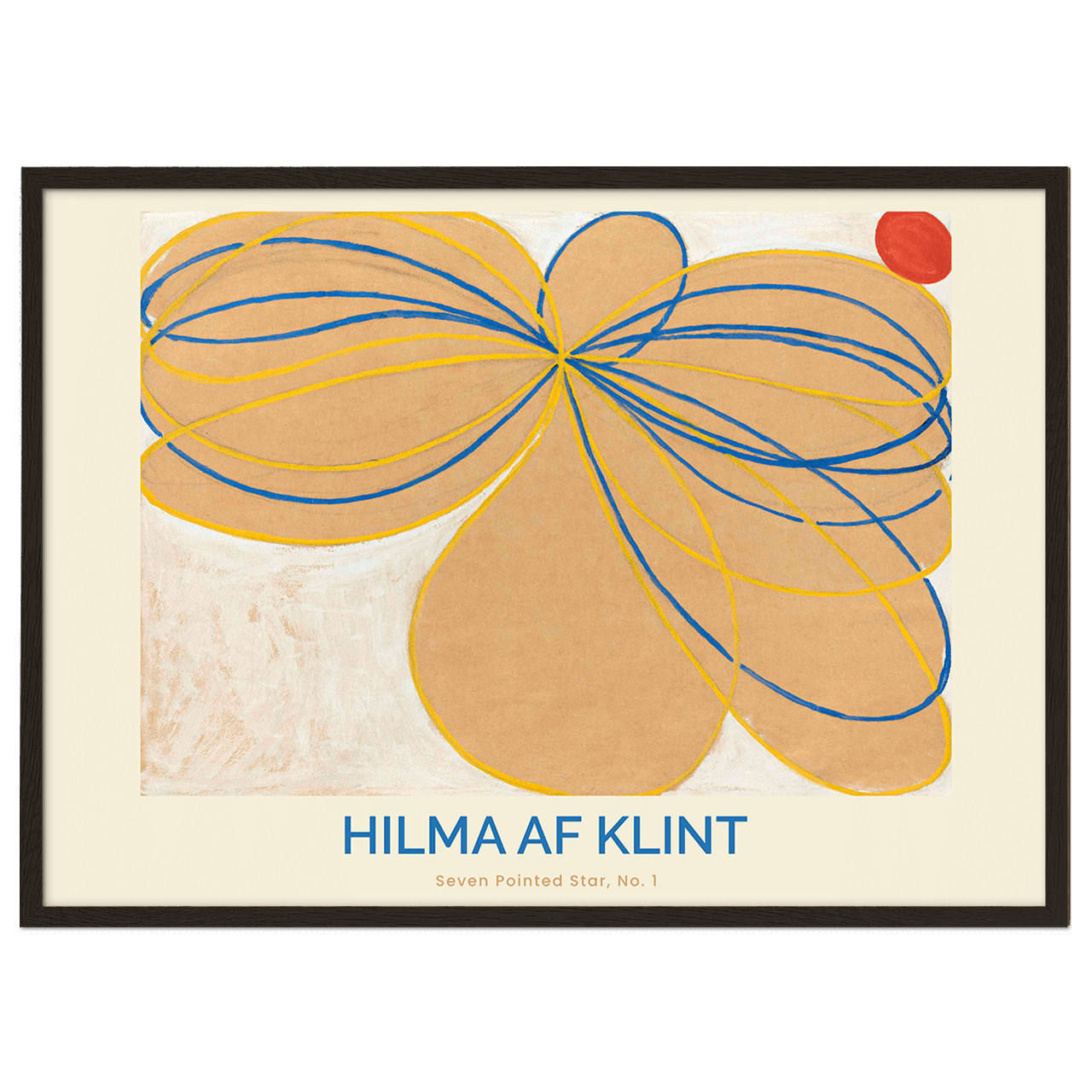 Seven Pointed Star (Hilma af Klint) Poster