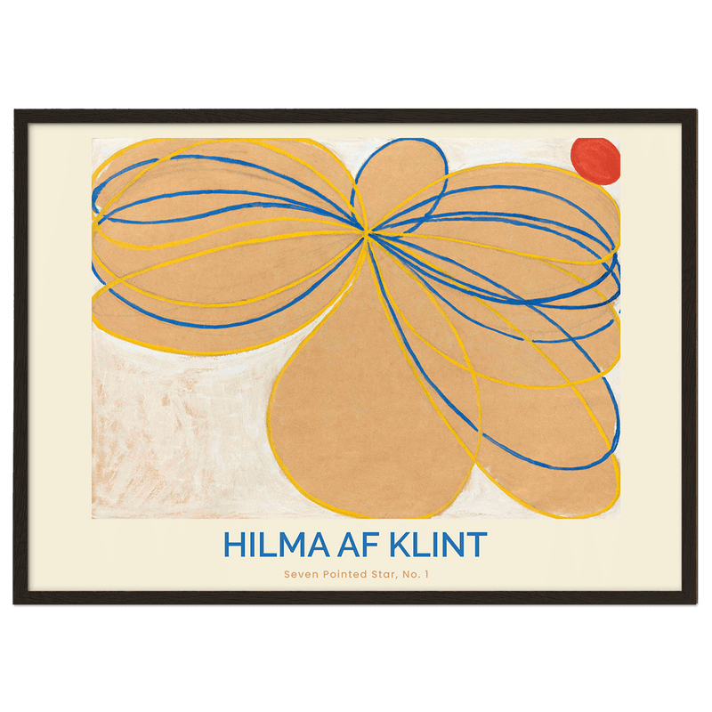 Seven Pointed Star (Hilma af Klint) Poster