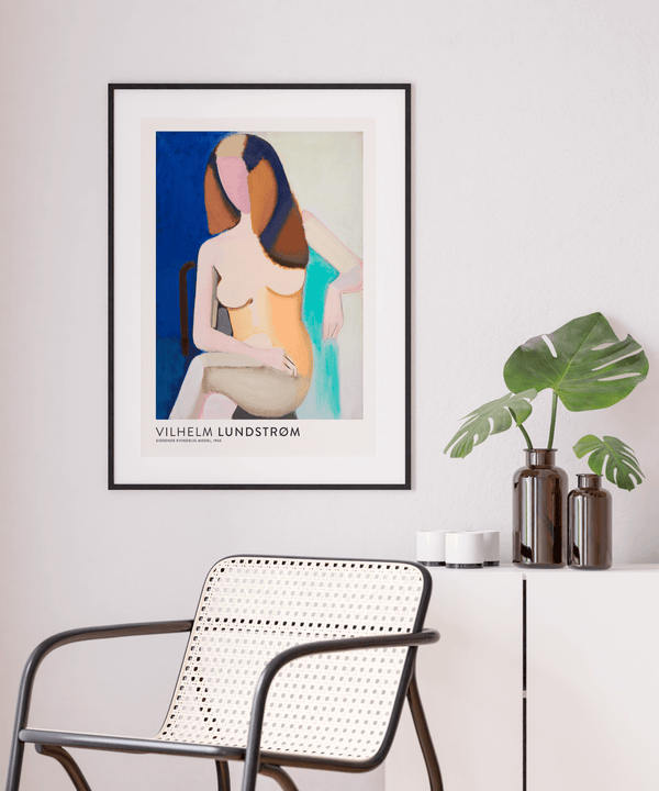 Siddende Kvindelig Model 1950 (Vilhelm Lundstrøm)