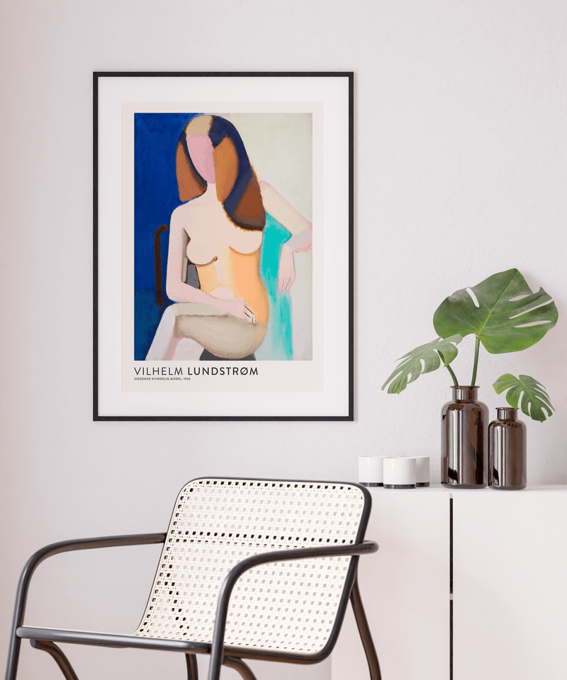 Siddende Kvindelig Model 1950 (Vilhelm Lundstrøm)