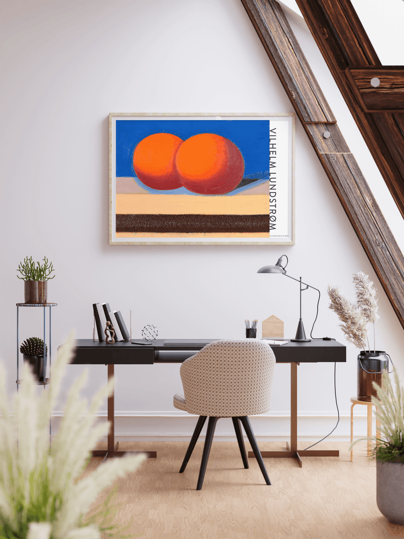 To appelsiner på et bord (Vilhelm Lundstrøm)
