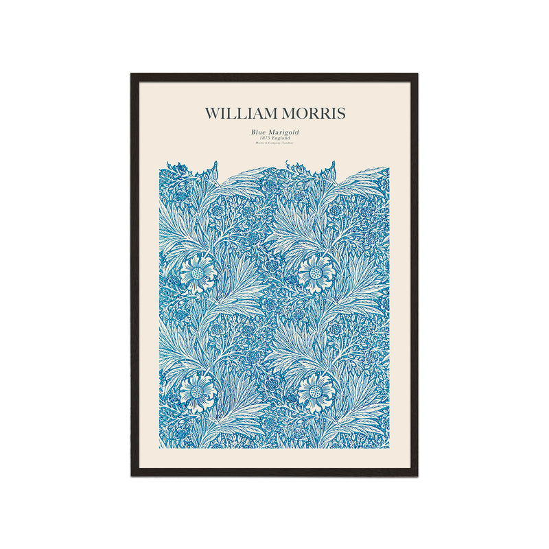 William Morris - Blue Marigold (Vertical)