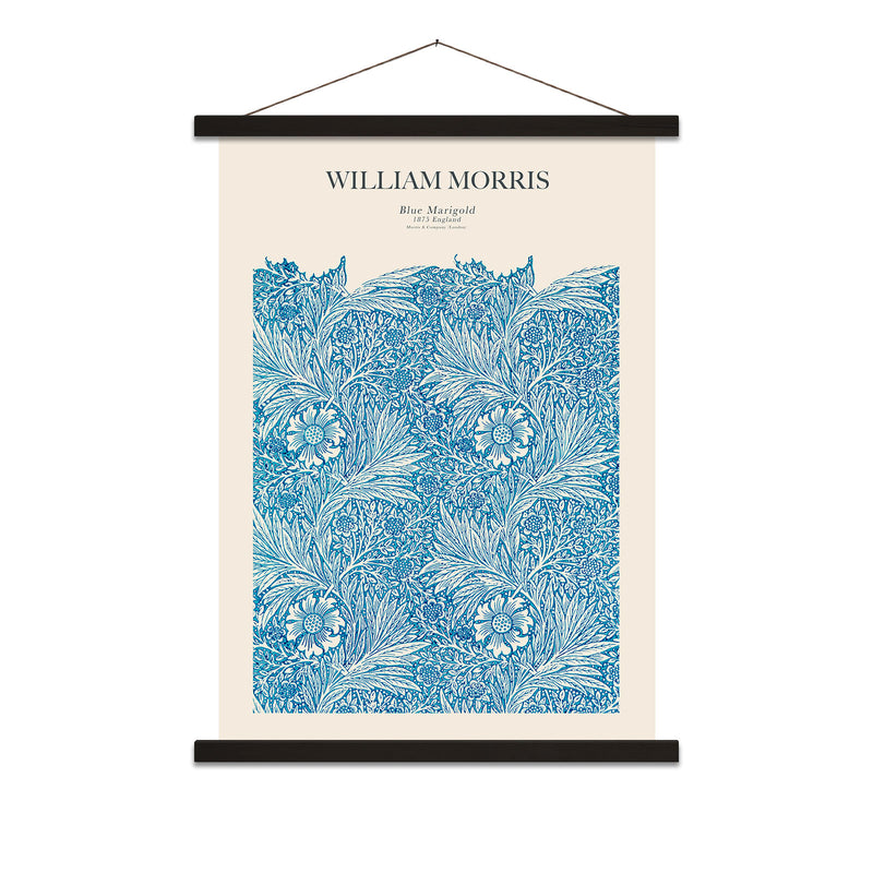 William Morris - Blue Marigold (Vertical)
