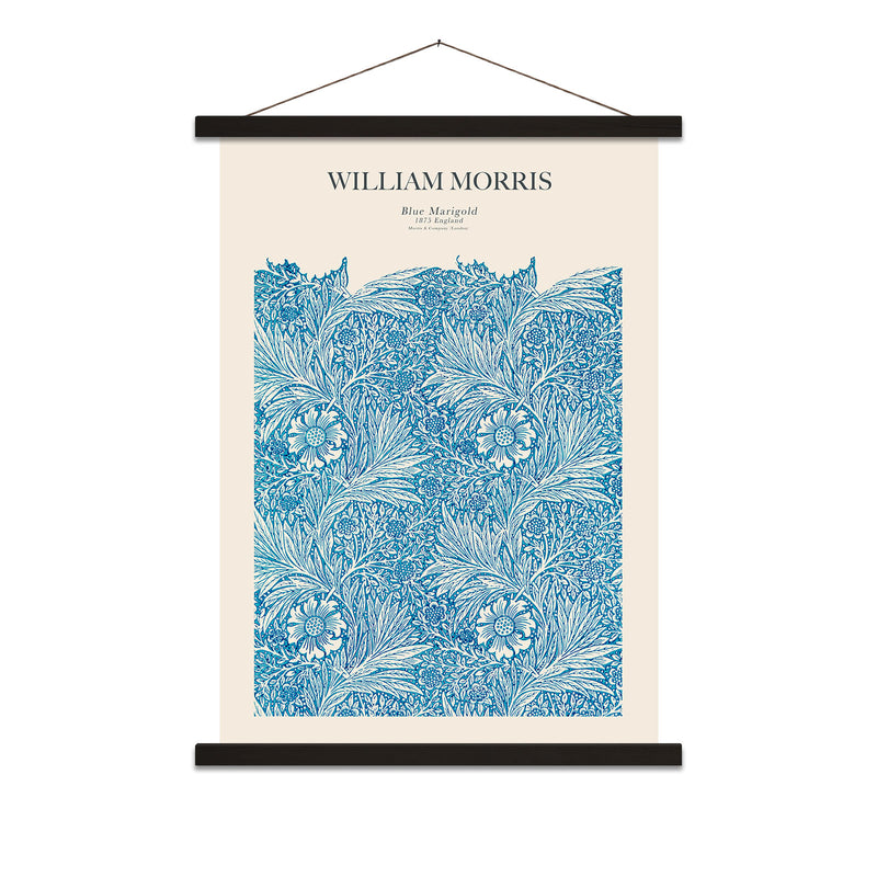 William Morris - Blue Marigold (Vertical)