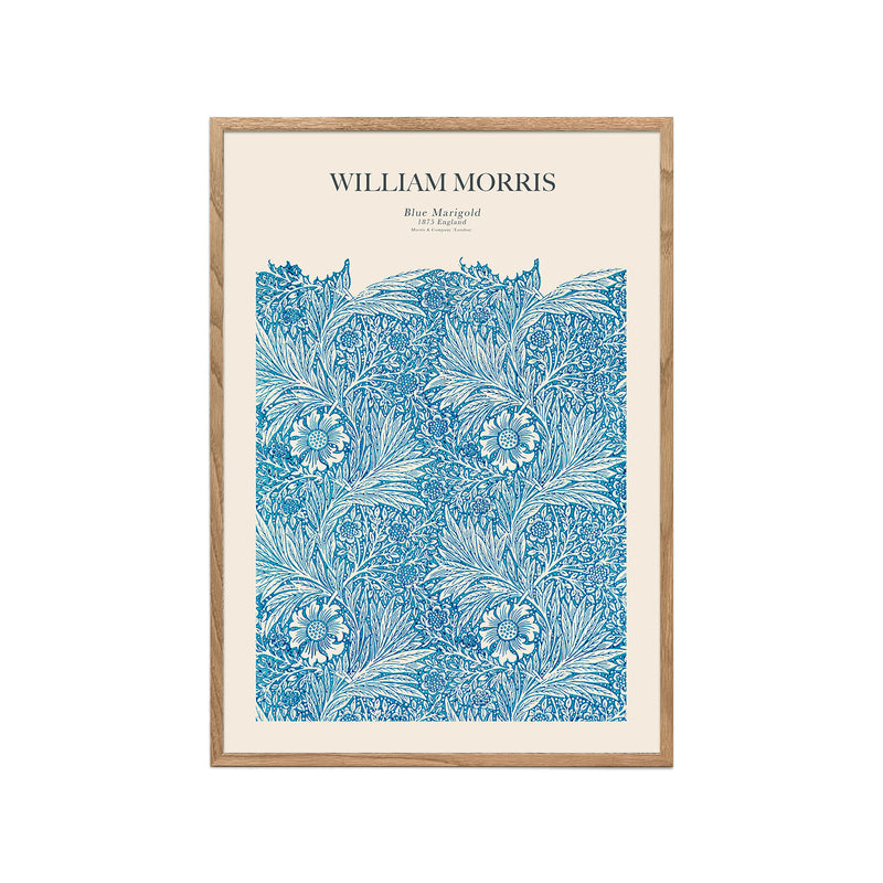 William Morris - Blue Marigold (Vertical)